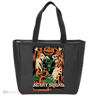 Scary Squad Halloween Tote Bag