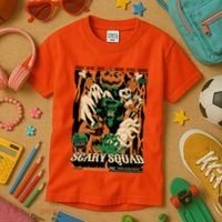 Scary Squad Halloween Kids T-Shirt thumb 3