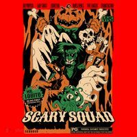 Scary Squad Halloween Santa Hat thumb 1