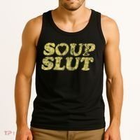 Soup Slut Hearts Funny Saying Adorable Tank Top thumb 3