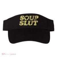 Soup Slut Hearts Funny Saying Adorable Visor thumb 0