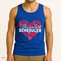Surgery Scheduler Heart Gift Tank Top thumb 3