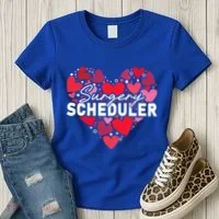 Surgery Scheduler Heart Gift Women's T-Shirt thumb 3