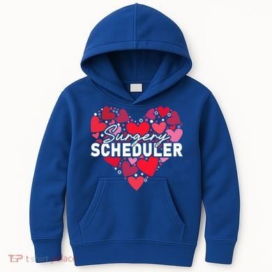 Surgery Scheduler Heart Gift Kids Hoodie