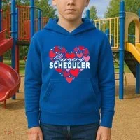 Surgery Scheduler Heart Gift Kids Hoodie thumb 2