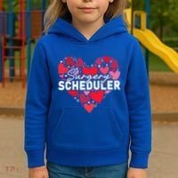 Surgery Scheduler Heart Gift Kids Hoodie thumb 3