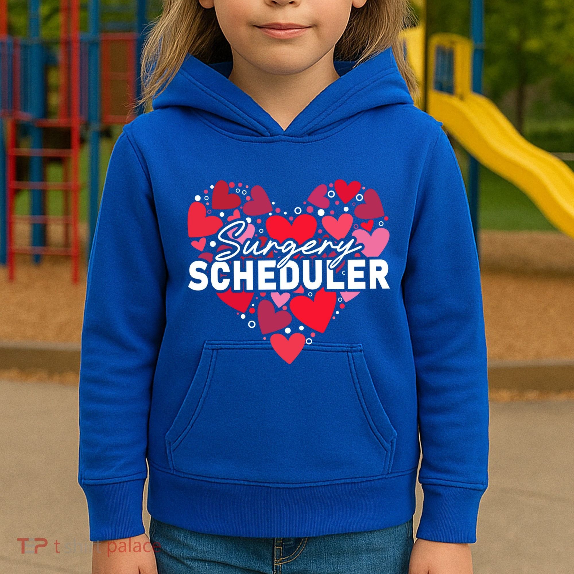 Surgery Scheduler Heart Gift Kids Hoodie