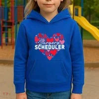 Surgery Scheduler Heart Gift Kids Hoodie thumb 3