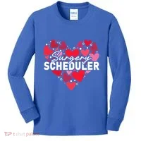 Surgery Scheduler Heart Gift Kids Long Sleeve Shirt thumb 0