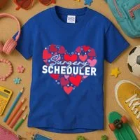 Surgery Scheduler Heart Gift Kids T-Shirt thumb 3