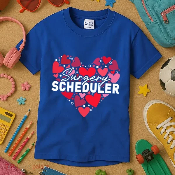 Surgery Scheduler Heart Gift Kids T-Shirt