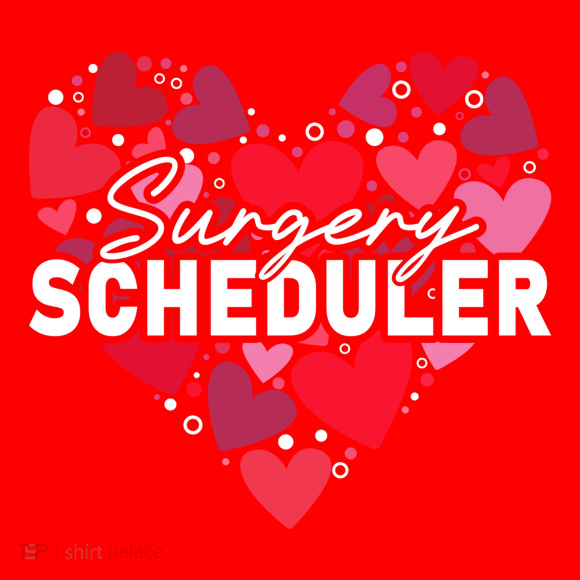 Surgery Scheduler Heart Gift Santa Hat