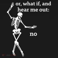 Sassy Skeleton Hear Me Out: No Doggie Tank thumb 4