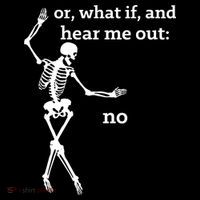 Sassy Skeleton Hear Me Out: No Sweatshirt thumb 3