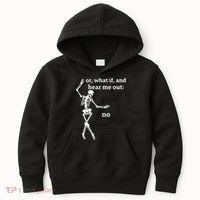 Sassy Skeleton Hear Me Out: No Kids Hoodie thumb 0