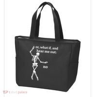 Sassy Skeleton Hear Me Out: No Tote Bag thumb 3