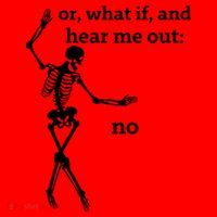 Sassy Skeleton Hear Me Out: No Santa Hat thumb 1