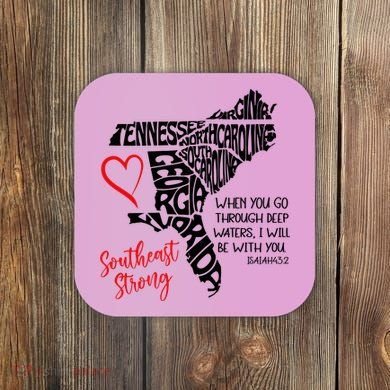 Southeast Strong Hurricane Helene Survivor When You Go Through Deep Wat Coaster