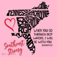 Southeast Strong Hurricane Helene Survivor When You Go Through Deep Wat Coaster thumb 2