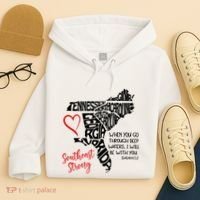 Southeast Strong Hurricane Helene Survivor When You Go Through Deep Wat Hoodie thumb 4
