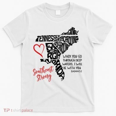 Southeast Strong Hurricane Helene Survivor When You Go Through Deep Wat T-Shirt