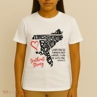 Southeast Strong Hurricane Helene Survivor When You Go Through Deep Wat T-Shirt thumb 4