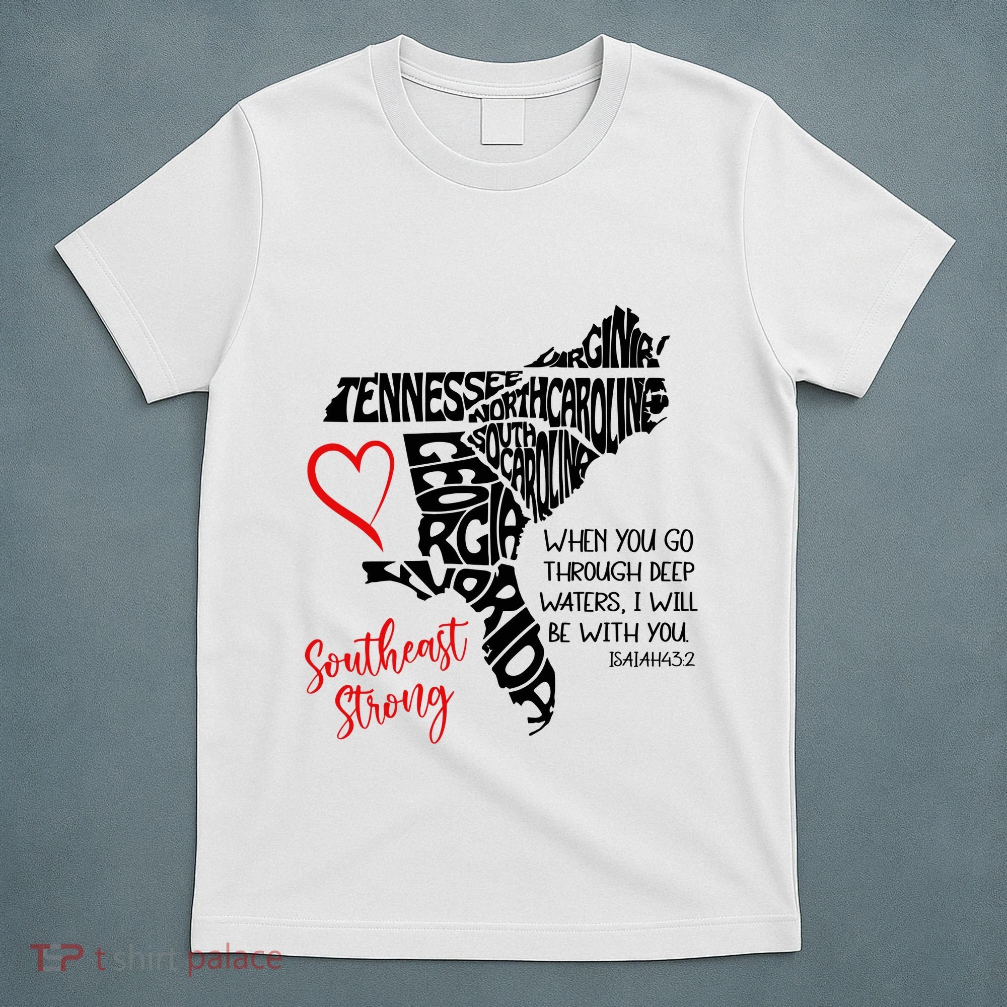 Southeast Strong Hurricane Helene Survivor When You Go Through Deep Wat T-Shirt