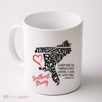 Southeast Strong Hurricane Helene Survivor When You Go Through Deep Wat Coffee Mug thumb 0