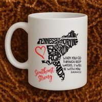 Southeast Strong Hurricane Helene Survivor When You Go Through Deep Wat Coffee Mug thumb 2