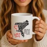 Southeast Strong Hurricane Helene Survivor When You Go Through Deep Wat Coffee Mug thumb 3
