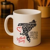 Southeast Strong Hurricane Helene Survivor When You Go Through Deep Wat Coffee Mug thumb 4