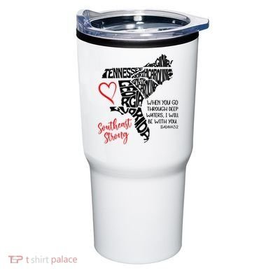 Southeast Strong Hurricane Helene Survivor When You Go Through Deep Wat Tumbler
