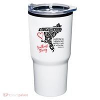 Southeast Strong Hurricane Helene Survivor When You Go Through Deep Wat Tumbler thumb 0