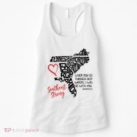 Southeast Strong Hurricane Helene Survivor When You Go Through Deep Wat Women's Tank Top thumb 0