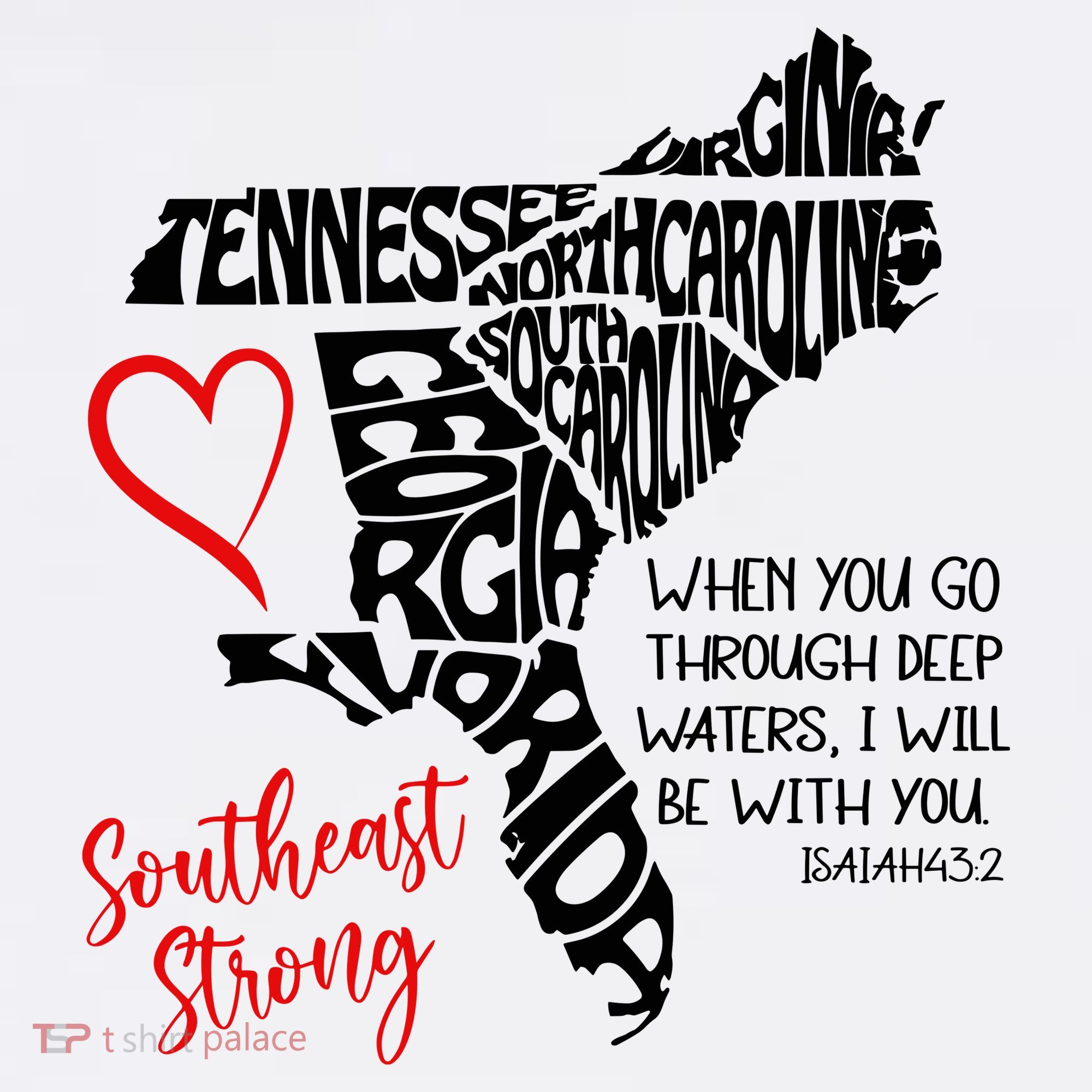 Southeast Strong Hurricane Helene Survivor When You Go Through Deep Wat Women's Tank Top
