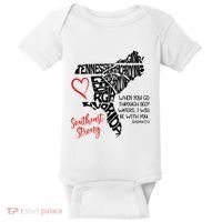 Southeast Strong Hurricane Helene Survivor When You Go Through Deep Wat Baby Bodysuit thumb 0