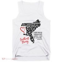 Southeast Strong Hurricane Helene Survivor When You Go Through Deep Wat Tank Top thumb 0