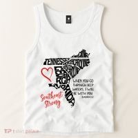 Southeast Strong Hurricane Helene Survivor When You Go Through Deep Wat Tank Top thumb 2