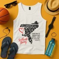 Southeast Strong Hurricane Helene Survivor When You Go Through Deep Wat Tank Top thumb 4