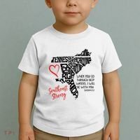 Southeast Strong Hurricane Helene Survivor When You Go Through Deep Wat Toddler T-Shirt thumb 2