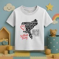 Southeast Strong Hurricane Helene Survivor When You Go Through Deep Wat Toddler T-Shirt thumb 3