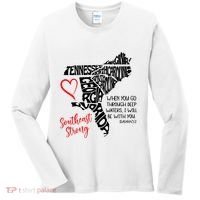 Southeast Strong Hurricane Helene Survivor When You Go Through Deep Wat Women's Long Sleeve Shirt thumb 0