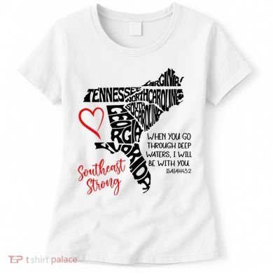 Southeast Strong Hurricane Helene Survivor When You Go Through Deep Wat Women's T-Shirt