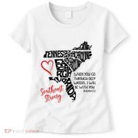 Southeast Strong Hurricane Helene Survivor When You Go Through Deep Wat Women's T-Shirt thumb 0