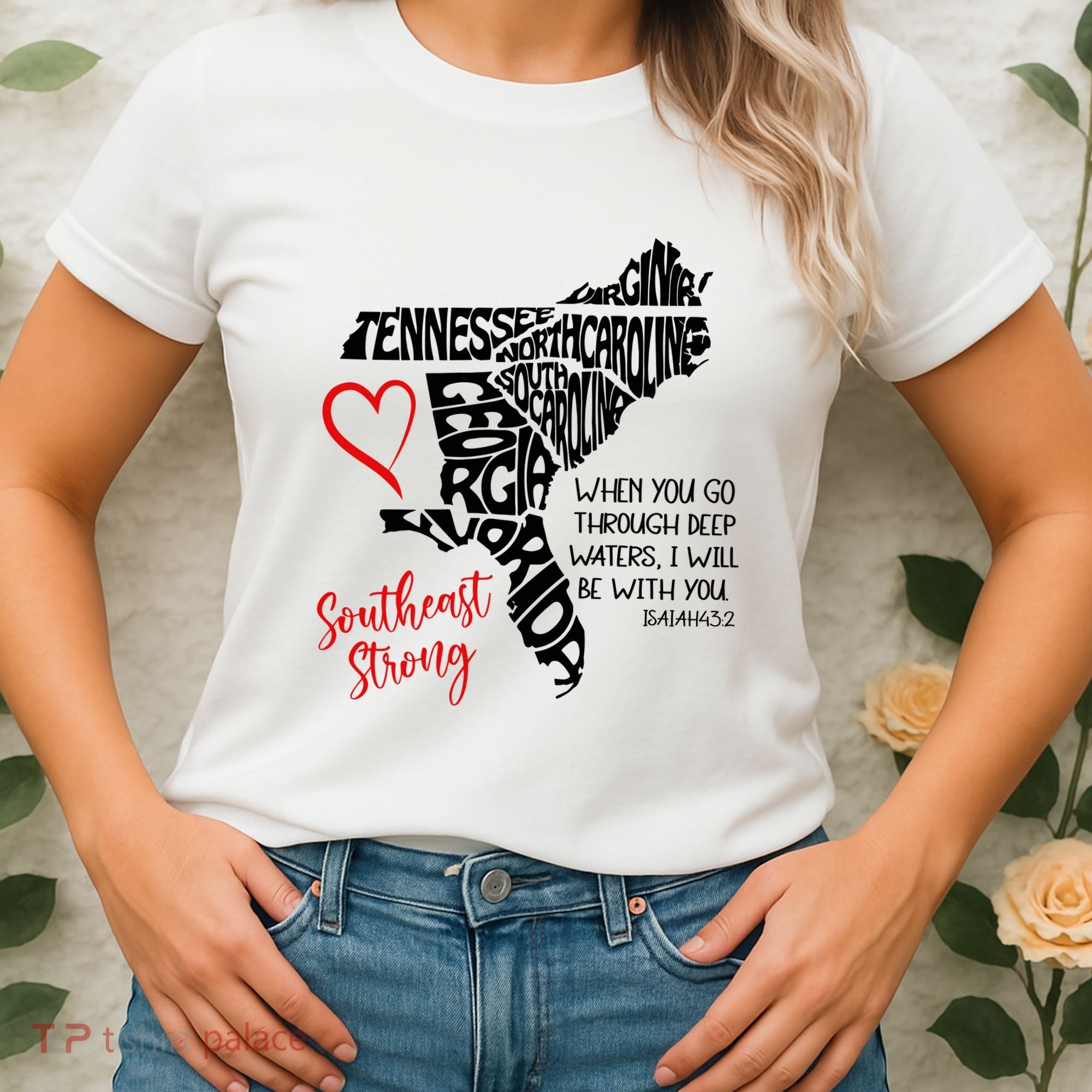Southeast Strong Hurricane Helene Survivor When You Go Through Deep Wat Women's T-Shirt
