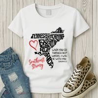 Southeast Strong Hurricane Helene Survivor When You Go Through Deep Wat Women's T-Shirt thumb 3