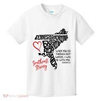 Southeast Strong Hurricane Helene Survivor When You Go Through Deep Wat Kids T-Shirt thumb 0