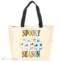Spooky Season Halloween Ghost Festive Tote Bag thumb 0