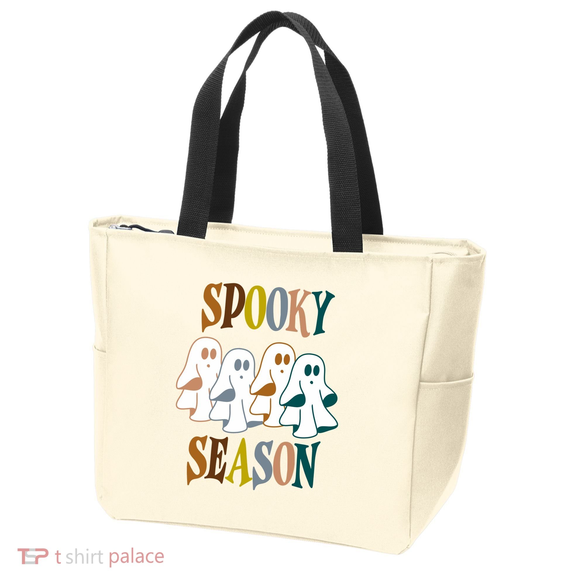 Spooky Season Halloween Ghost Festive Tote Bag