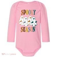 Spooky Season Halloween Ghost Festive Baby Long Sleeve Bodysuit thumb 0